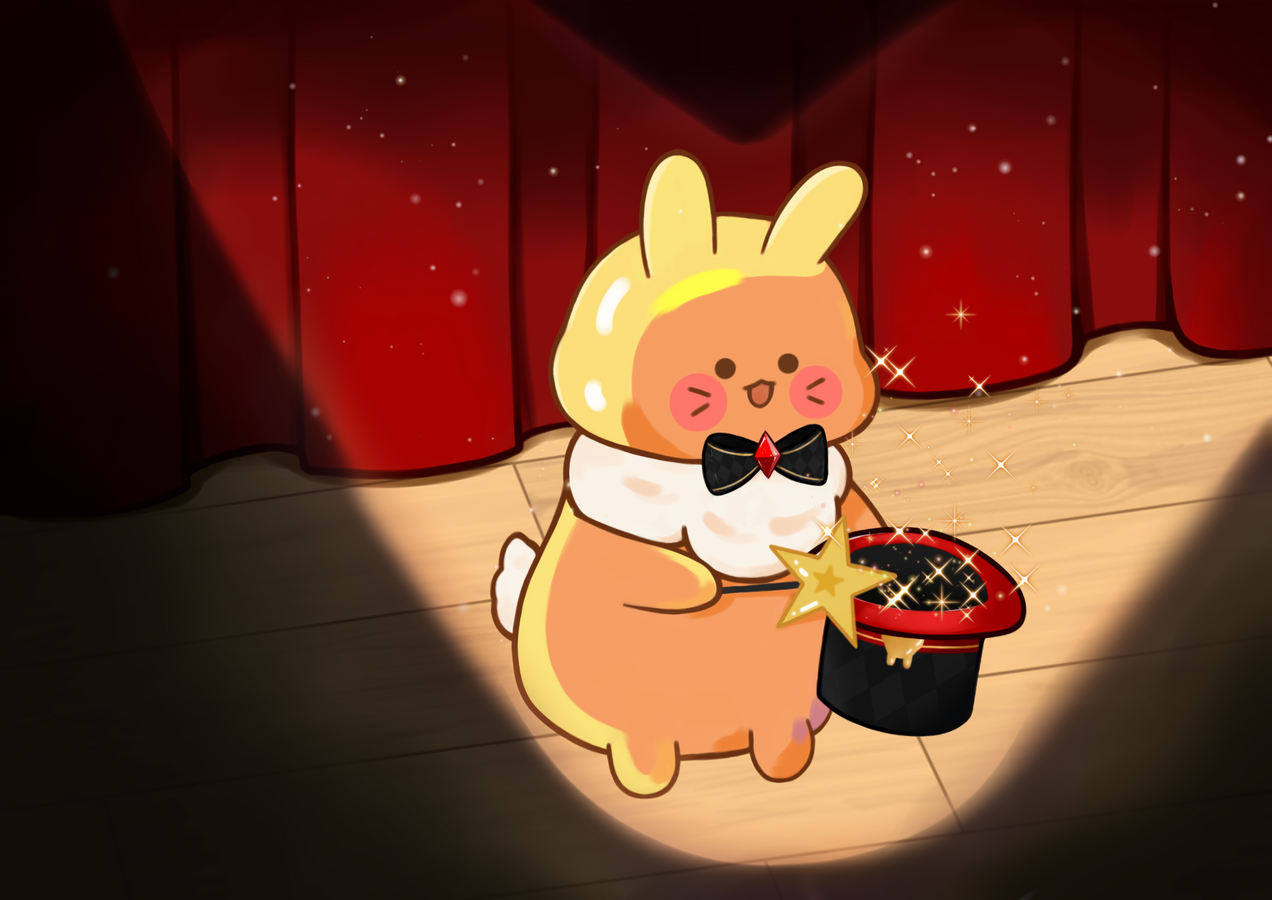 Illustration Mascotte Eggy Magicien Illustration Mascotte Eggy Magicien